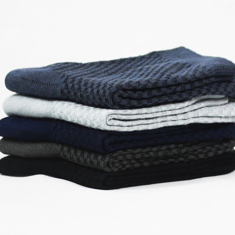 Durable Men's Bamboo Fiber Socks: Medium Thickness Style