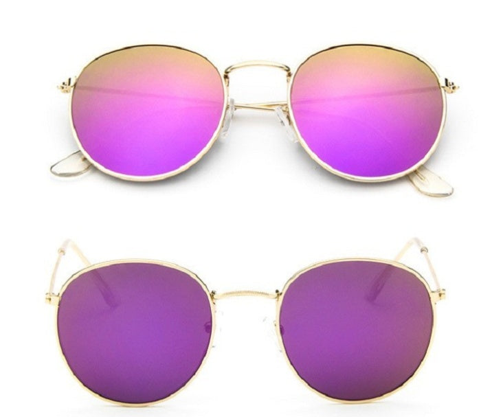 Vintage Inspired Women Retro Sunglasses with Metal Frame