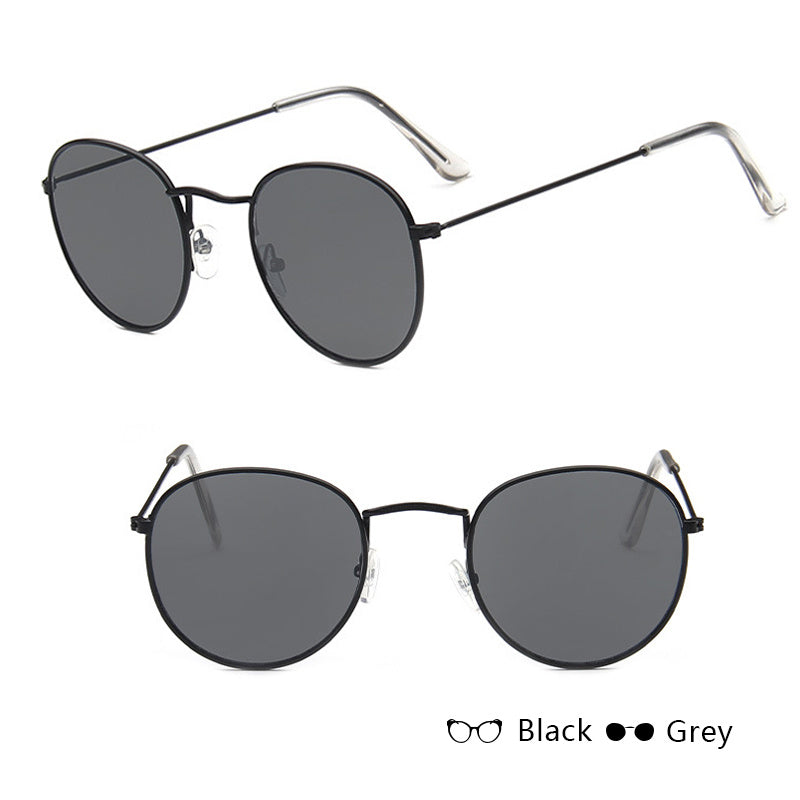 Vintage Inspired Women Retro Sunglasses with Metal Frame