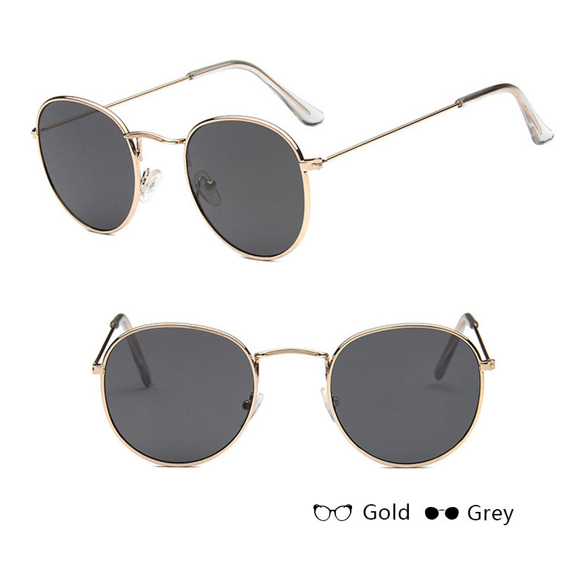 Vintage Inspired Women Retro Sunglasses with Metal Frame