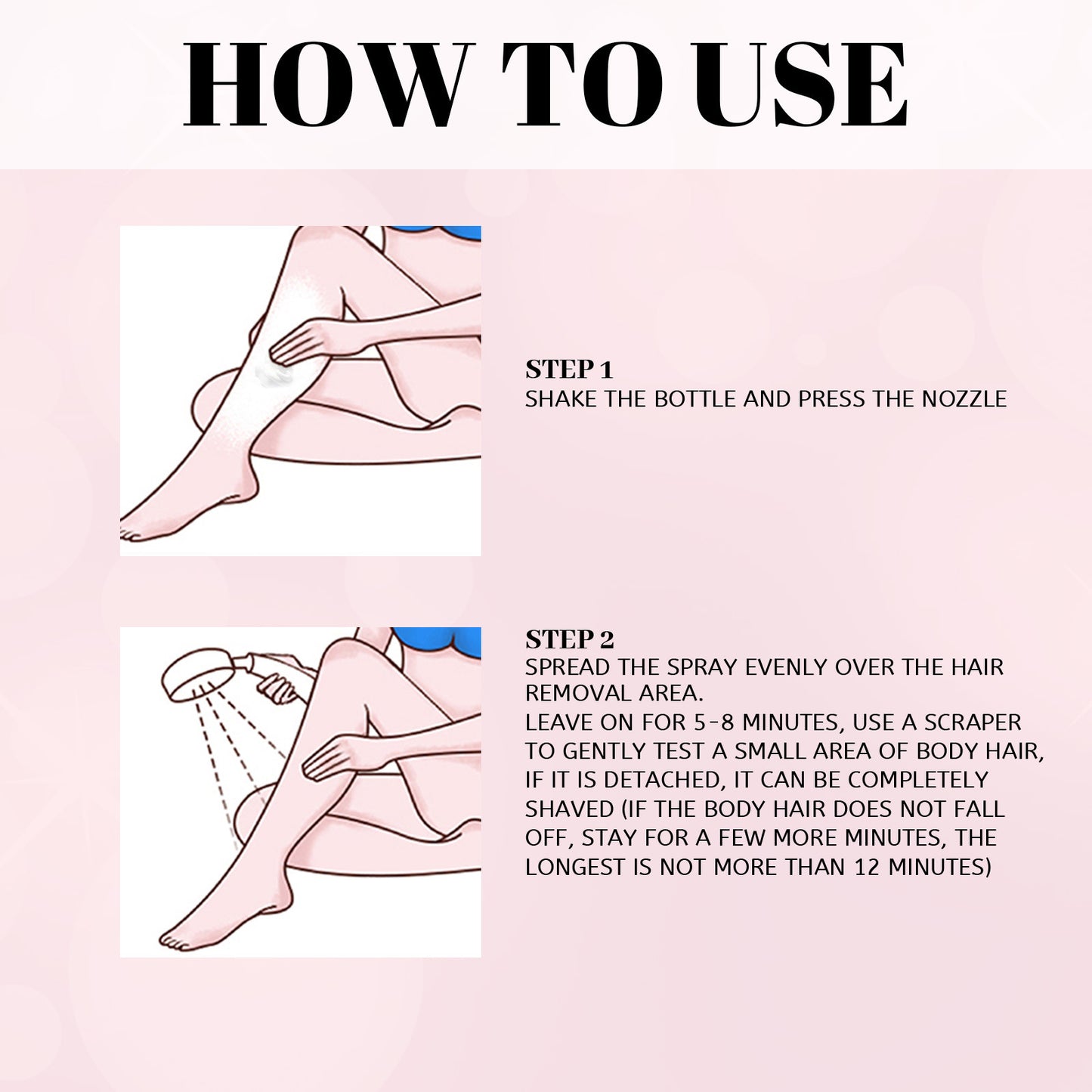 Mu Si Honey Hair Removal Spray: Your Solution to Smooth Skin - Convenient and Gentle Body Hair Removal Spray