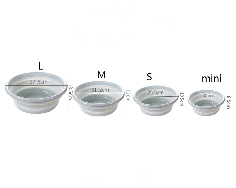 High-Quality Portable Outdoor Travel Folding Water Basin - Space-Saving Washbasin