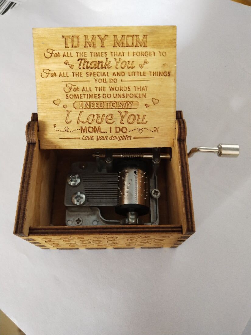 Hand-cranked Music Box Dolls Collection - Handmade Wooden Music Box