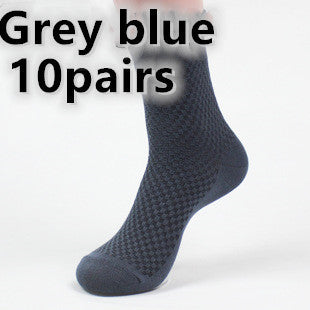 Durable Men's Bamboo Fiber Socks: Medium Thickness Style