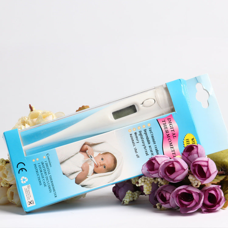 Digital Thermometer: Compact Electronic Device, Size 12.5 x 2 cm, Made of PP Material