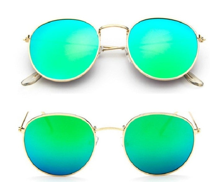 Vintage Inspired Women Retro Sunglasses with Metal Frame