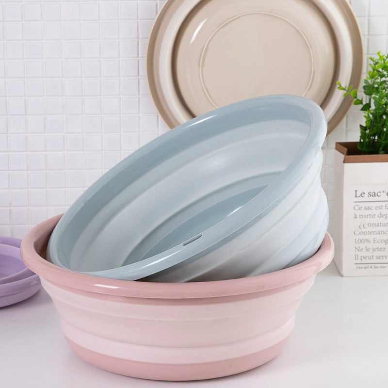 High-Quality Portable Outdoor Travel Folding Water Basin - Space-Saving Washbasin