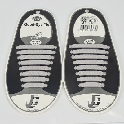 16pcs Silicone Elastic Shoe Laces: Colorful Design, High Quality Material - 10 Colors Available!