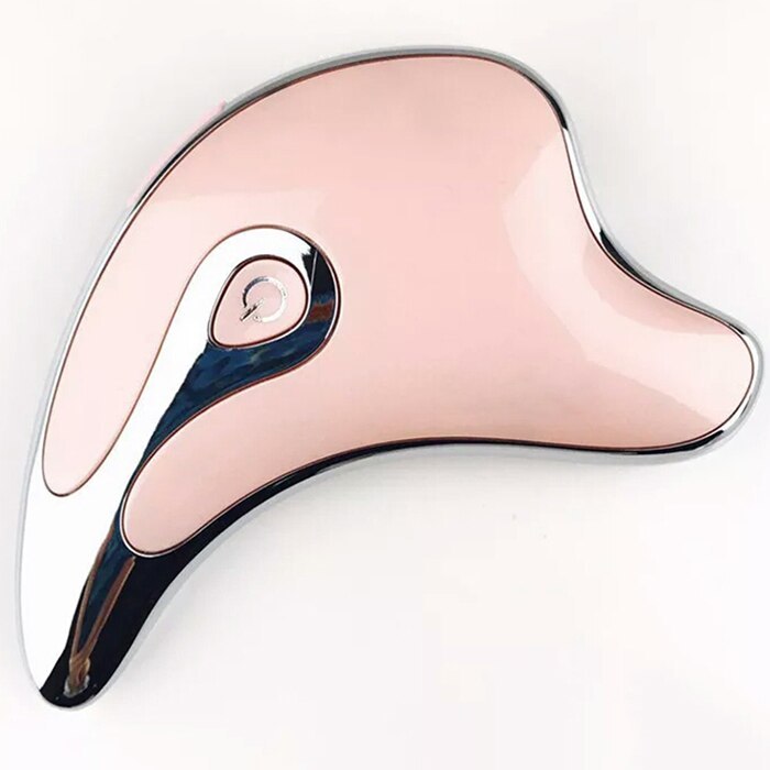 Gua Sha Scraper Facial Massager LED Light for Skin Rejuvenation and Lymphatic Drainage
