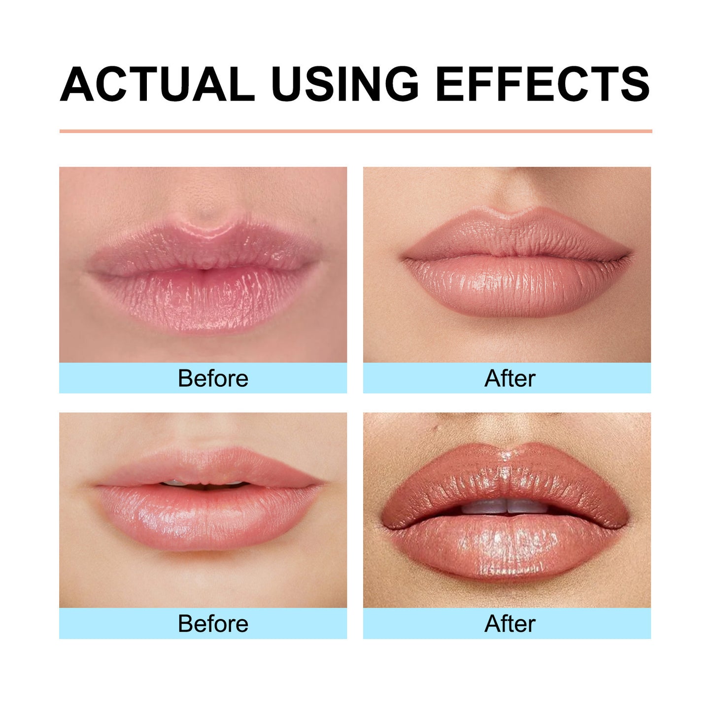 Waterproof Lip Liner in Light Brown/Dark Brown/Wine Red - Plump Lip Color - 5ml