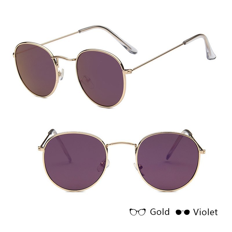 Vintage Inspired Women Retro Sunglasses with Metal Frame
