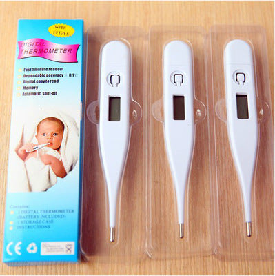 Digital Thermometer: Compact Electronic Device, Size 12.5 x 2 cm, Made of PP Material