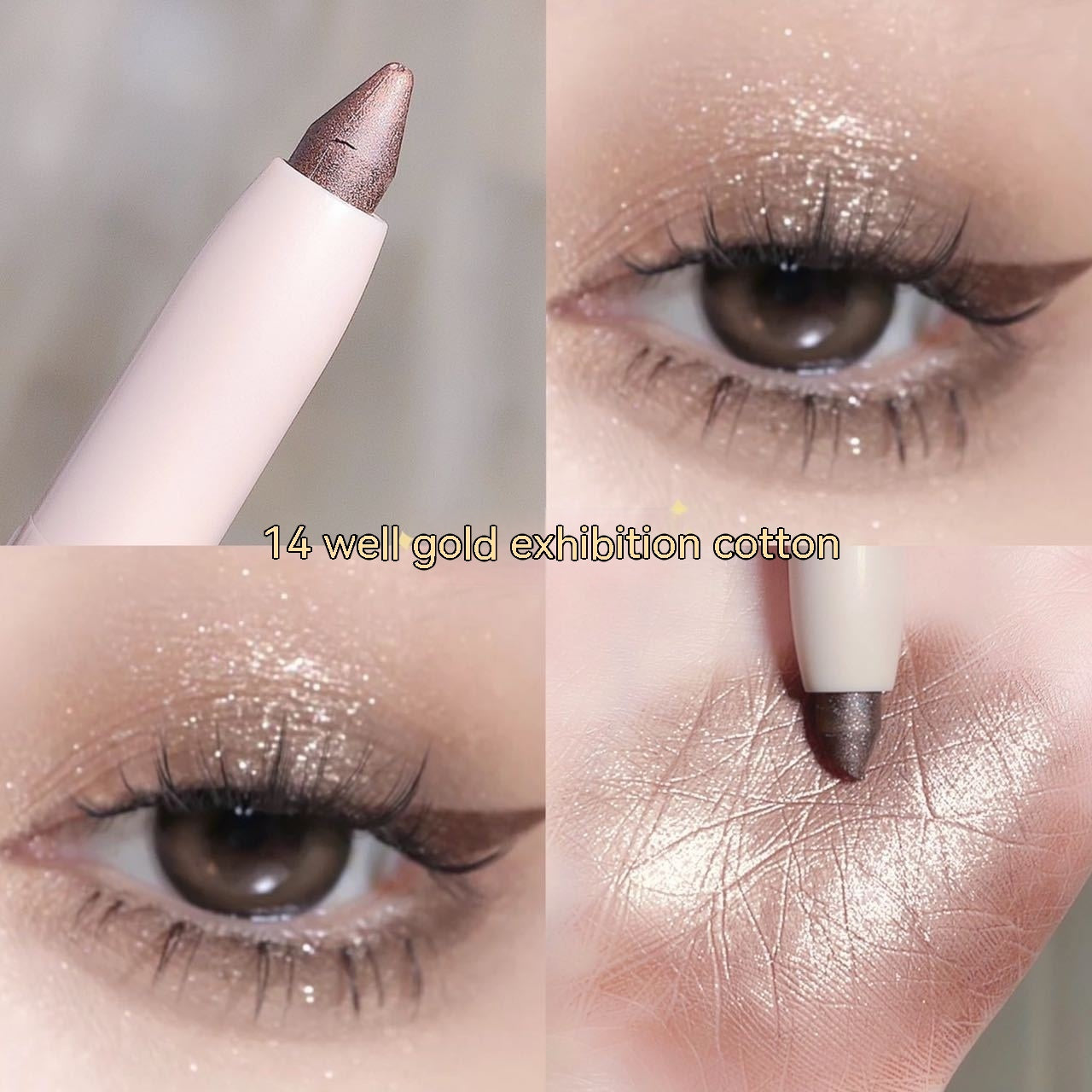 Long Lasting Crouching Silkworm Eyeliner Pen for Brightening Makeup - 15 Shades Available