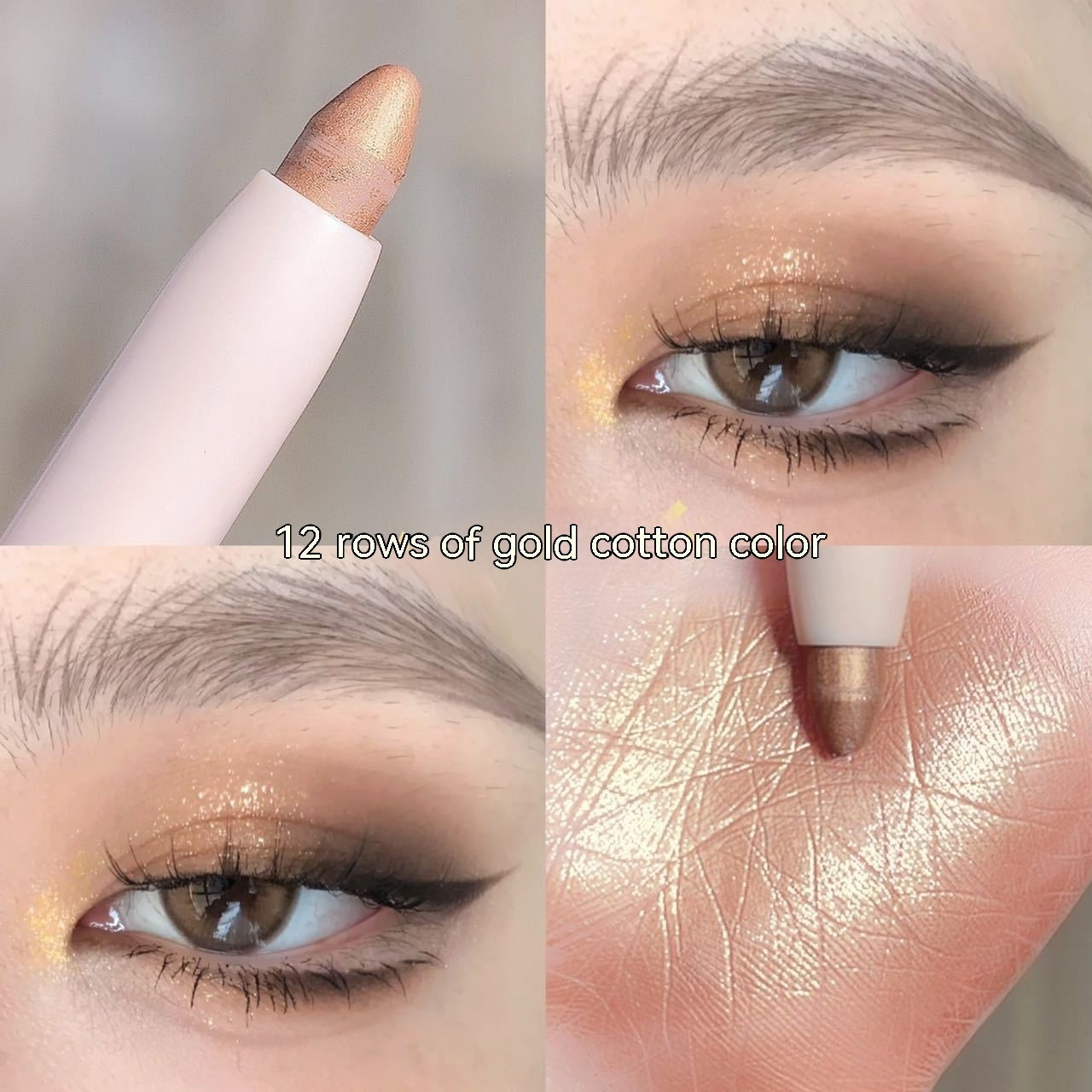 Long Lasting Crouching Silkworm Eyeliner Pen for Brightening Makeup - 15 Shades Available