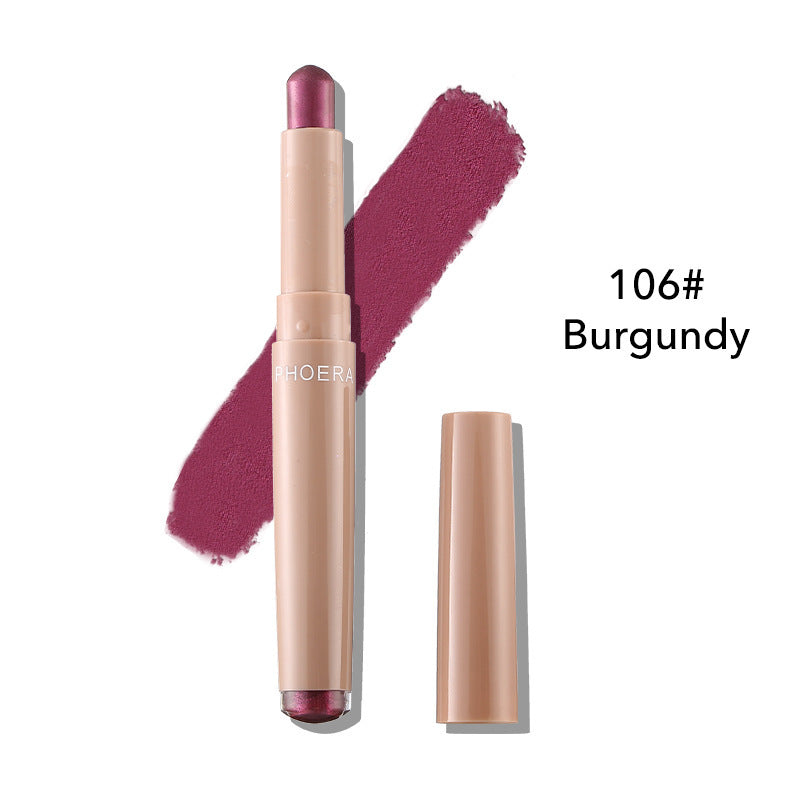 New Monochrome Eyeshadow Stick Makeup - 10 Color Options - Skin Type, Shelf Life, and Packaging List
