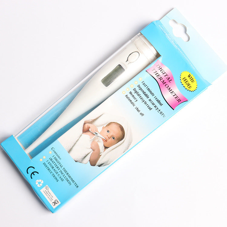 Digital Thermometer: Compact Electronic Device, Size 12.5 x 2 cm, Made of PP Material
