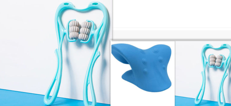 Upgrade Rolling Ball Manual Neck Massager for Muscle Pain Relief - Enhance Relaxation Experience