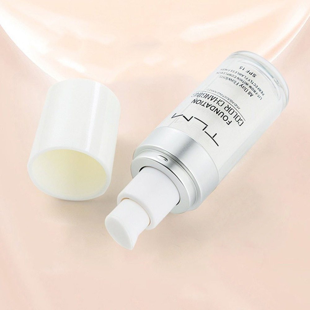 Color Changing Foundation Liquid Makeup for Daily Use with SPF 50 Protection