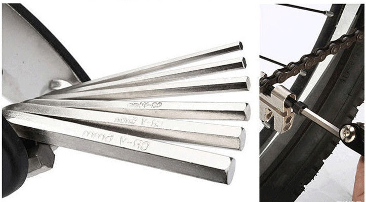 Bicycle Repair Combination Tool: All-in-One Steel Tool for Bike Maintenance