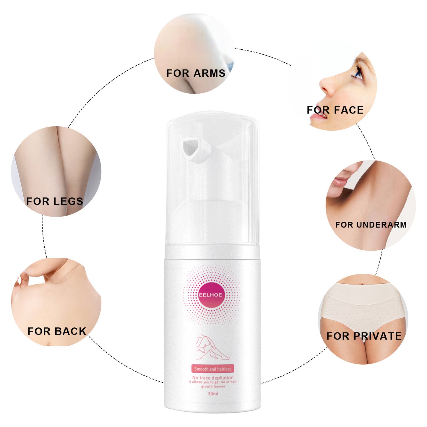 Mu Si Honey Hair Removal Spray: Your Solution to Smooth Skin - Convenient and Gentle Body Hair Removal Spray