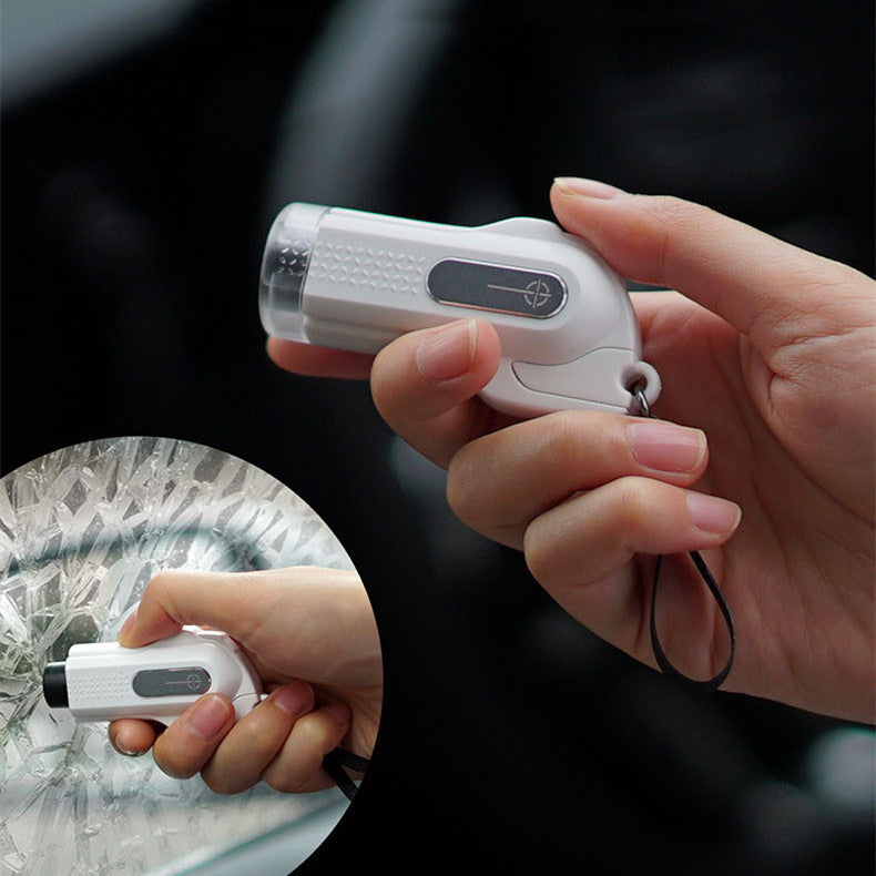 Portable Window Breaker Safety Hammer with Tungsten Steel Striker for Emergency Situations