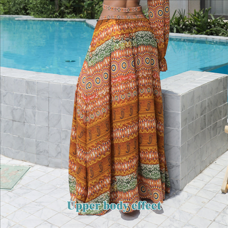 Flattering Orange Women's Stomach Cutouts Dress - Stunning Floral Details