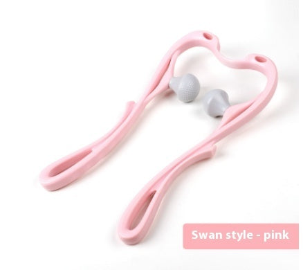 Upgrade Rolling Ball Manual Neck Massager for Muscle Pain Relief - Enhance Relaxation Experience