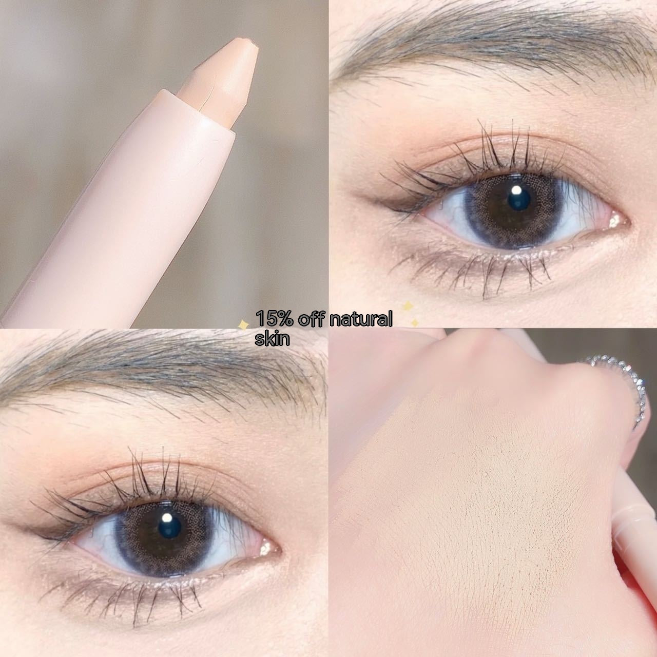 Long Lasting Crouching Silkworm Eyeliner Pen for Brightening Makeup - 15 Shades Available