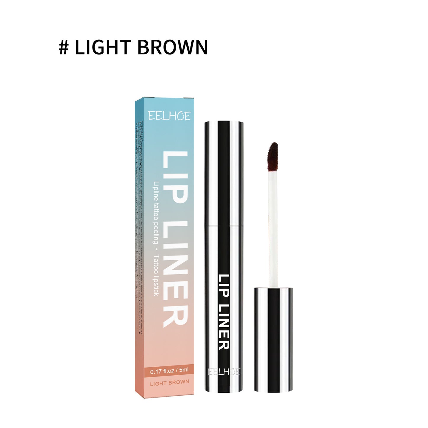 Waterproof Lip Liner in Light Brown/Dark Brown/Wine Red - Plump Lip Color - 5ml