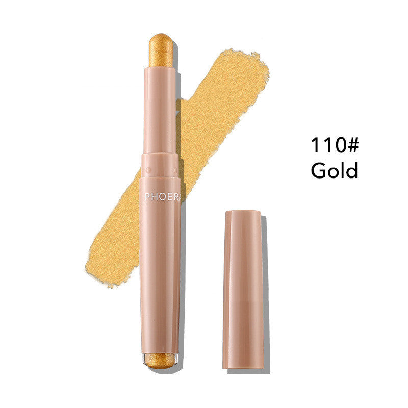 New Monochrome Eyeshadow Stick Makeup - 10 Color Options - Skin Type, Shelf Life, and Packaging List