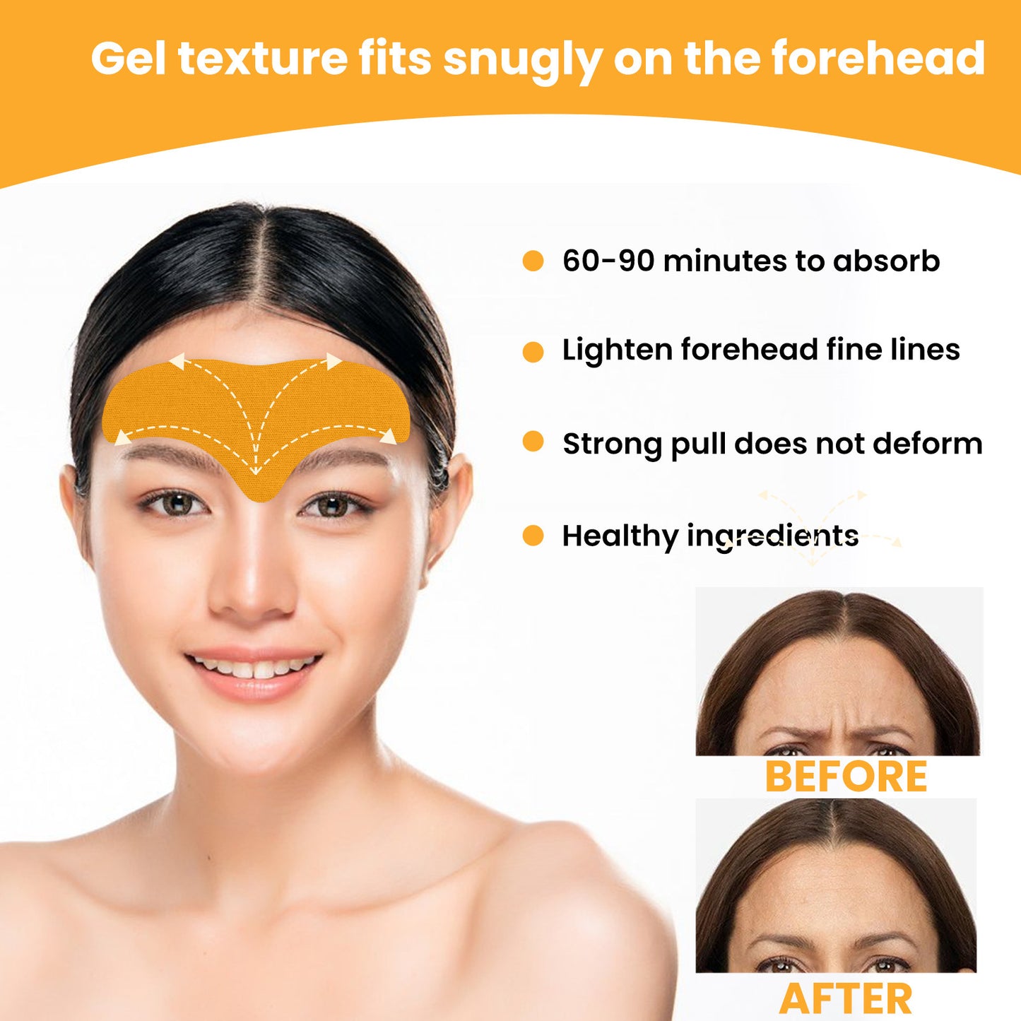 Reduce Wrinkles with Forehead Wrinkle Patch - Usage Instructions and Packing List
