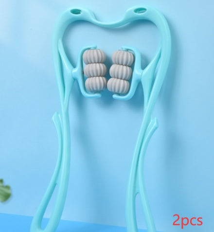 Upgrade Rolling Ball Manual Neck Massager for Muscle Pain Relief - Enhance Relaxation Experience