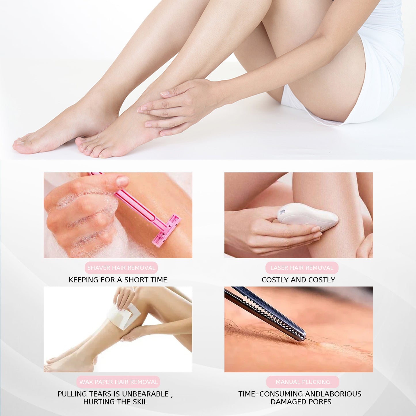 Mu Si Honey Hair Removal Spray: Your Solution to Smooth Skin - Convenient and Gentle Body Hair Removal Spray