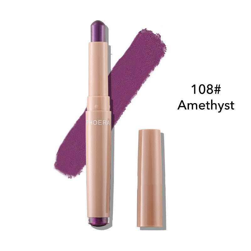 New Monochrome Eyeshadow Stick Makeup - 10 Color Options - Skin Type, Shelf Life, and Packaging List