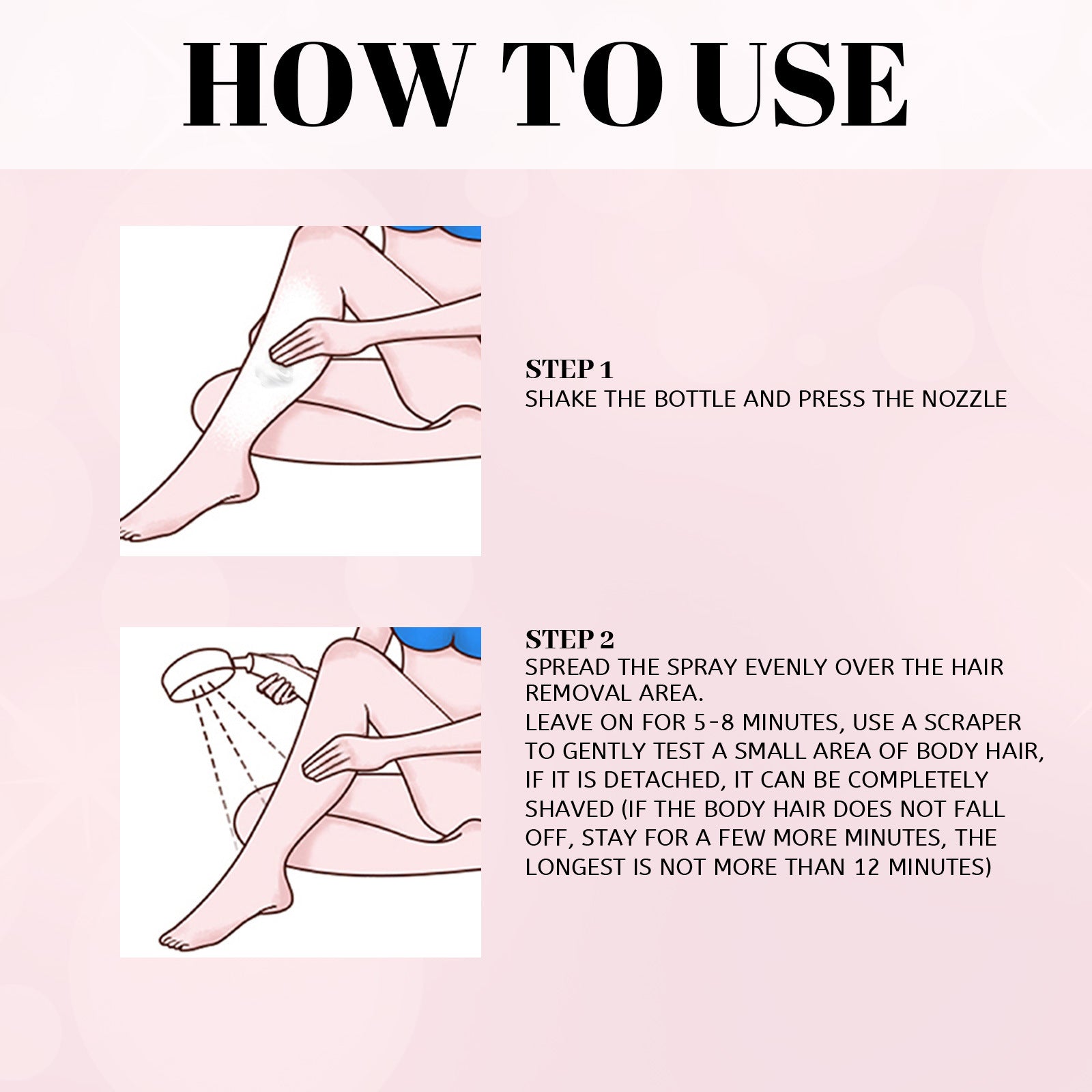 Mu Si Honey Hair Removal Spray: Your Solution to Smooth Skin - Convenient and Gentle Body Hair Removal Spray