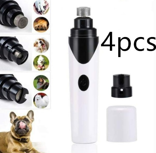 Low Noise Electric Dog Nail Clipper with USB Charging for Painless Nail Trimming USB Charging Pet Nail Clipper