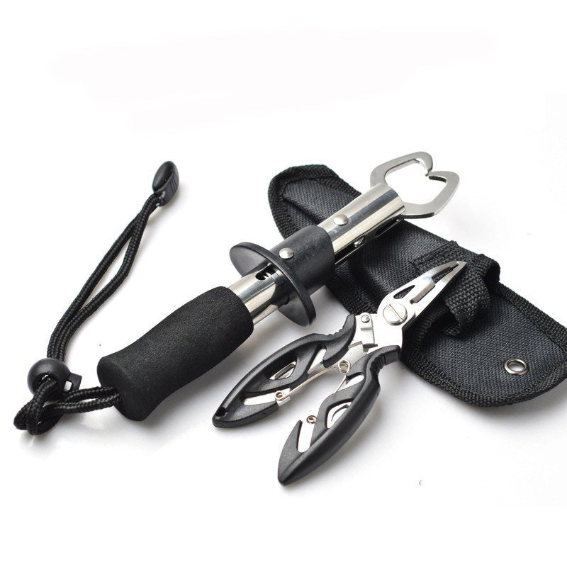 Fishing Gear Fish Lip Stainless Steel Scissors Set - Multifunctional Fishing Pliers and Clamp Tool