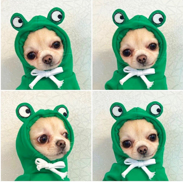 Cute Fruit Dog Hoodies for Small Dogs: Winter Warm Fleece Pet Clothing in Various Designs