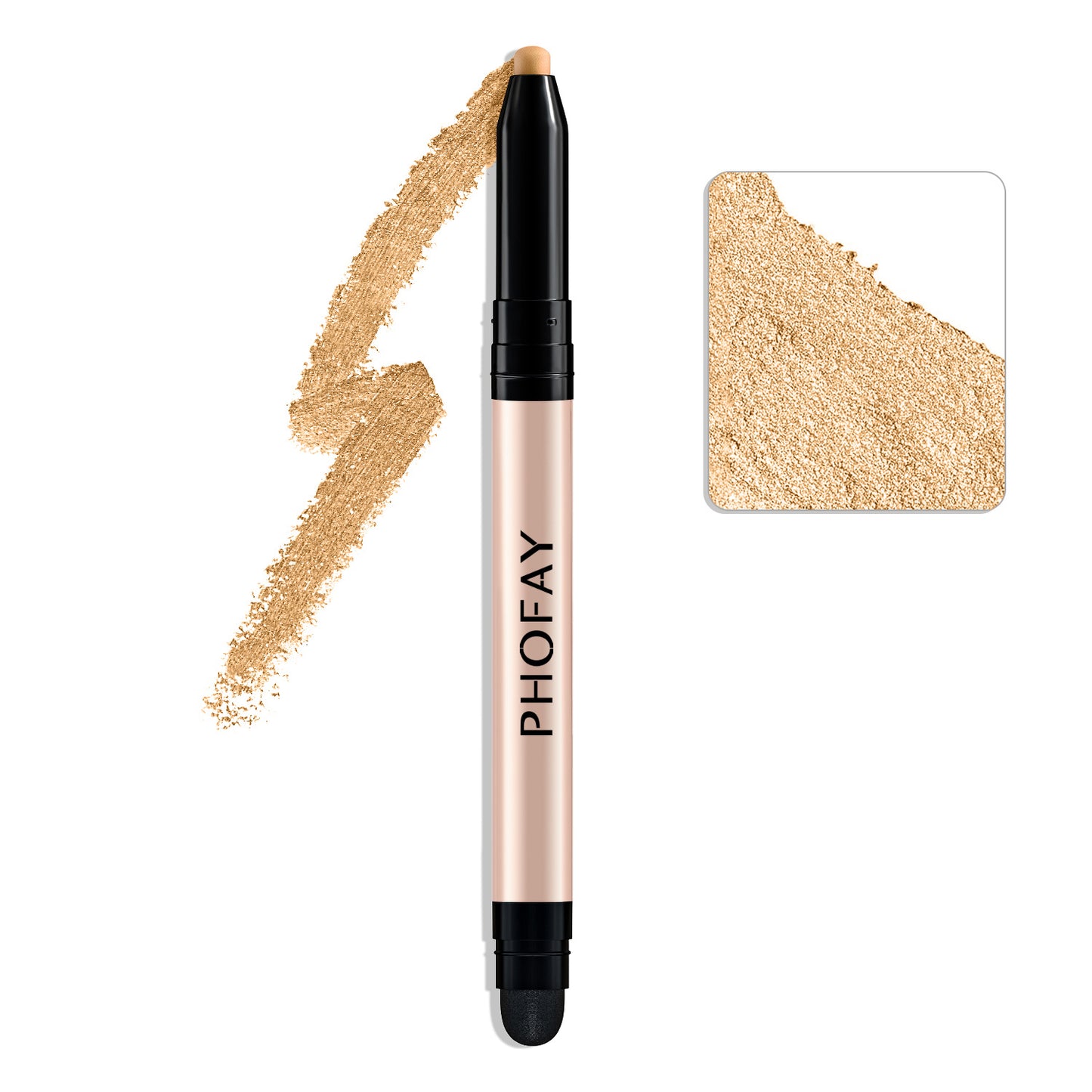 PHOFAY Eyeshadow Stick: Easy Application, Waterproof Formula - 0.6g Net Weight