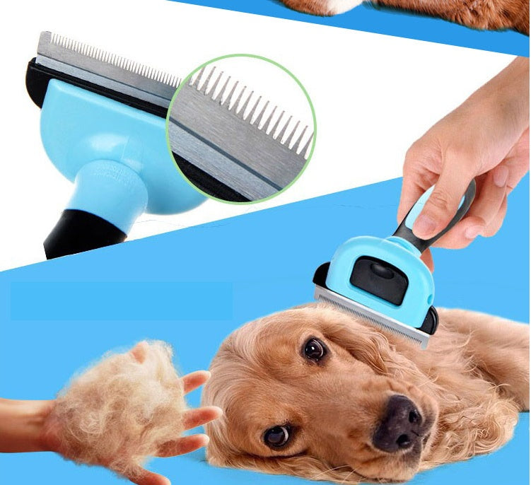 Best Pet Hair Removal Comb for Long Straight-Haired Pets | S, M, L Sizes Available