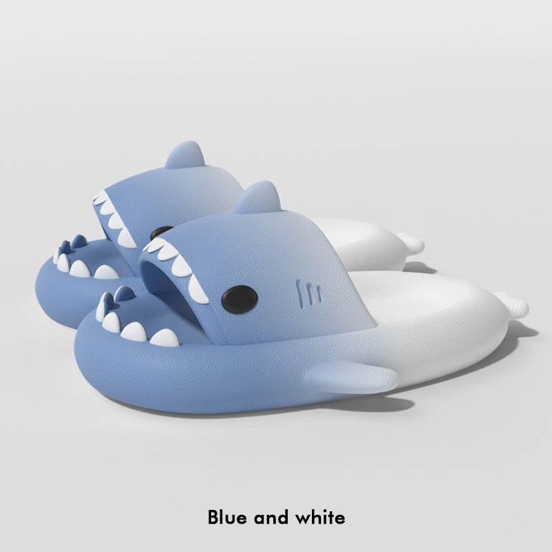 Gradient Shark Slippers Men's Home Bathroom Non-slip