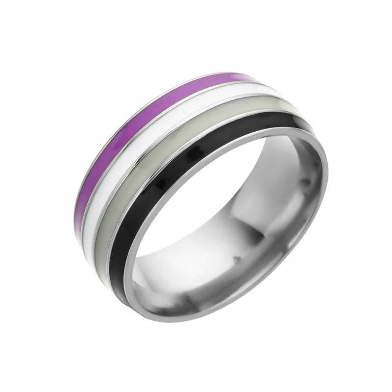 Bisexual Pride Stainless Steel Ring Europe