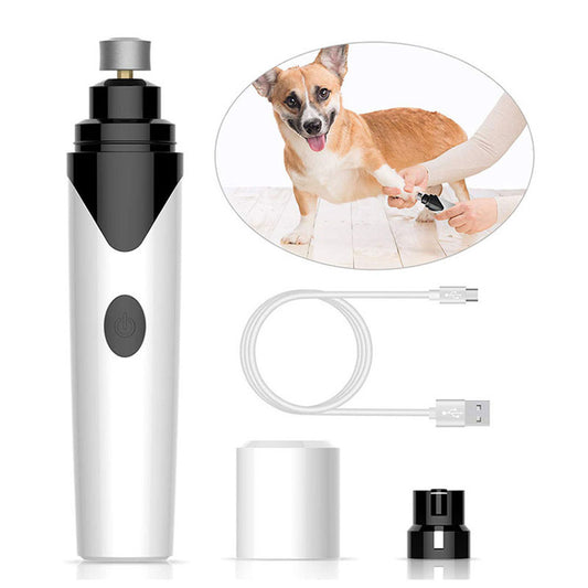 Low Noise Electric Dog Nail Clipper with USB Charging for Painless Nail Trimming USB Charging Pet Nail Clipper