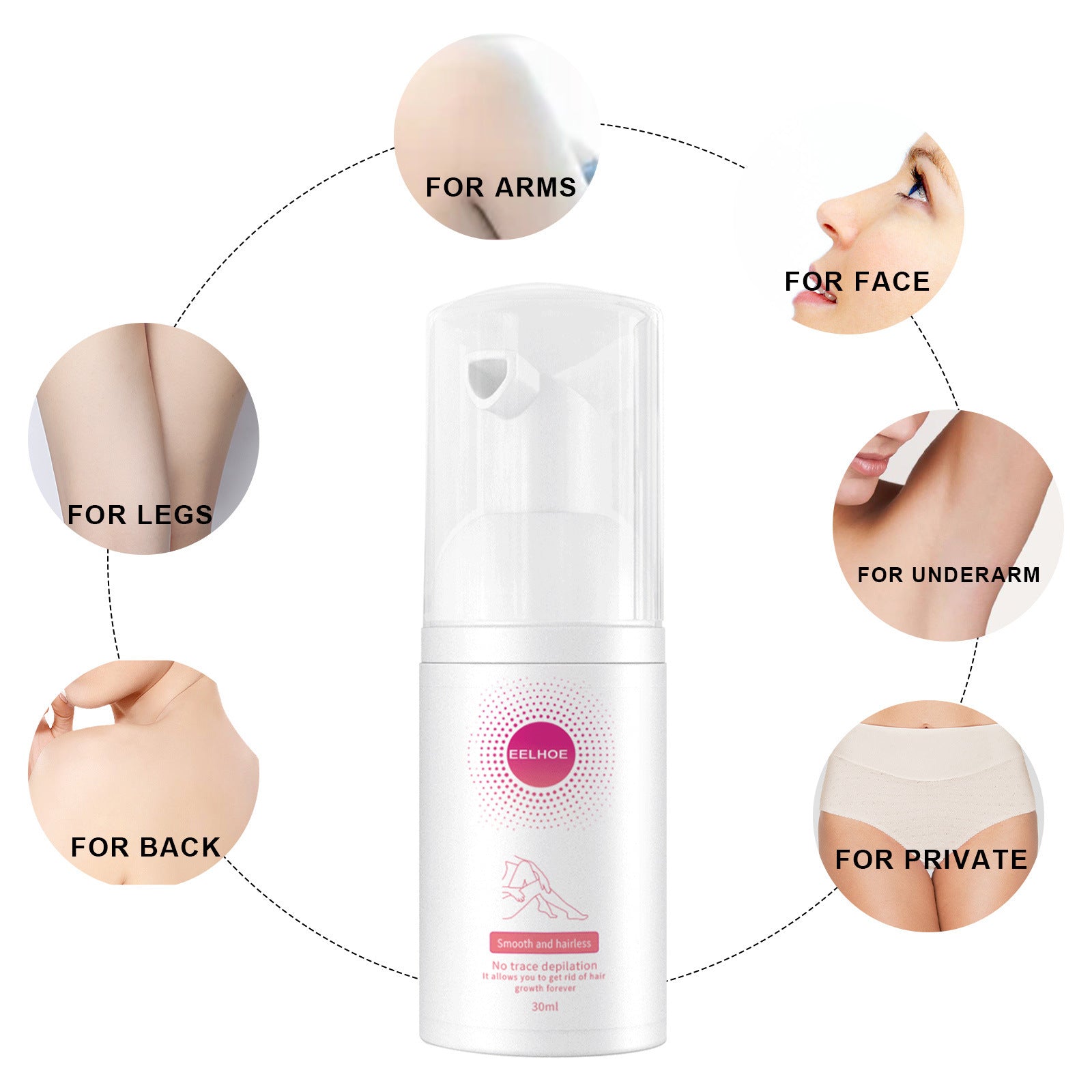 Mu Si Honey Hair Removal Spray: Your Solution to Smooth Skin - Convenient and Gentle Body Hair Removal Spray