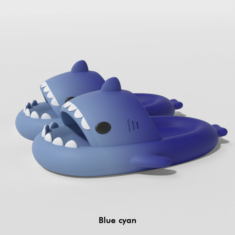 Gradient Shark Slippers Men's Home Bathroom Non-slip