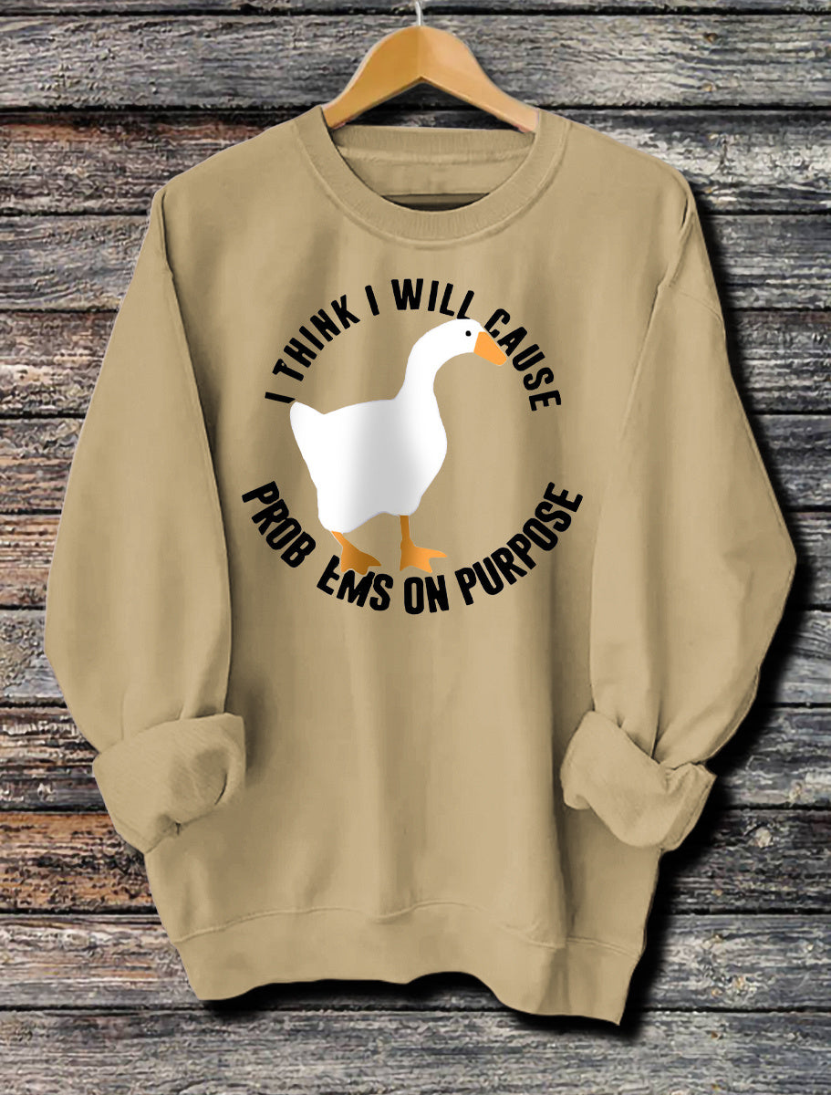 Women's Long Sleeved Printed Hoodie