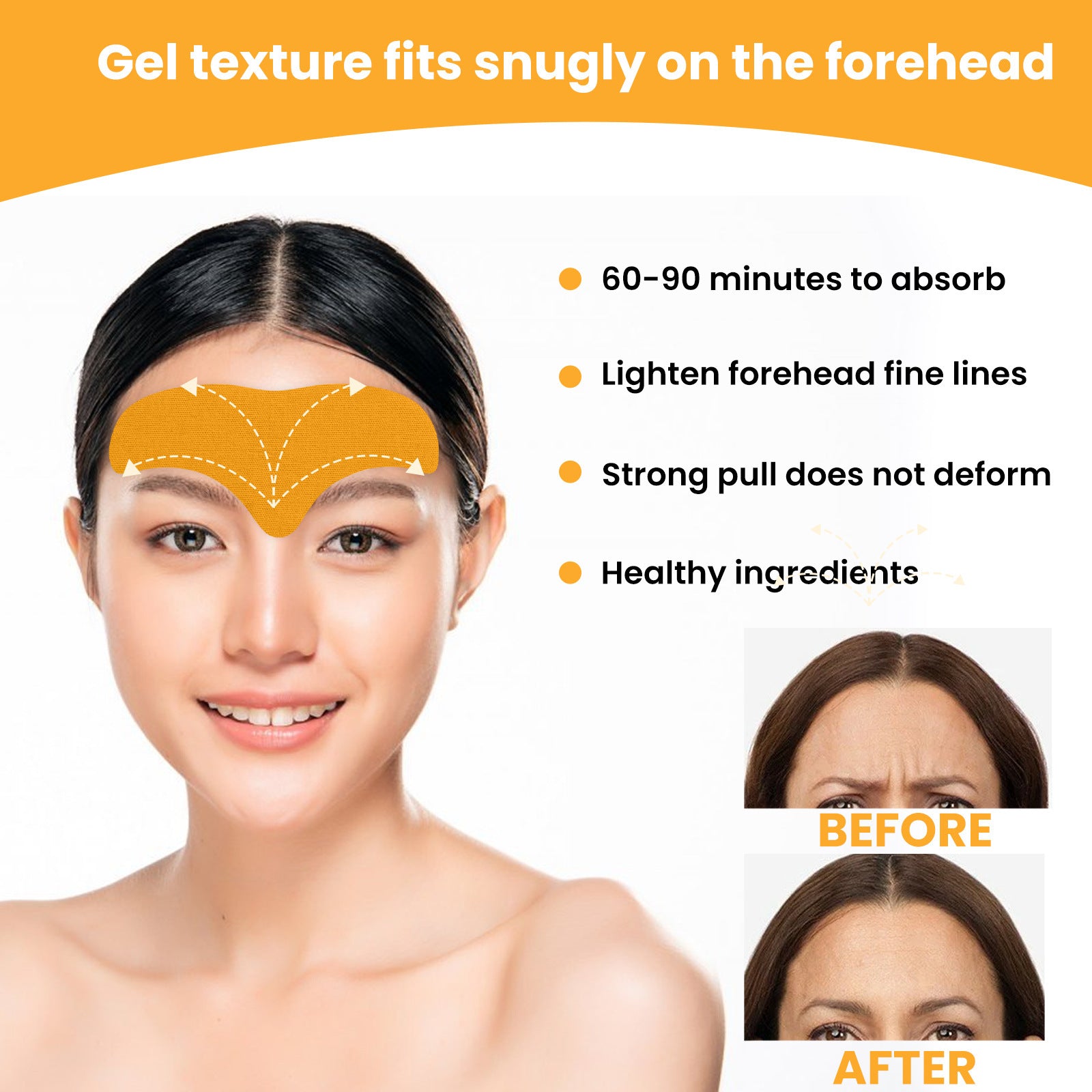 Reduce Wrinkles with Forehead Wrinkle Patch - Usage Instructions and Packing List