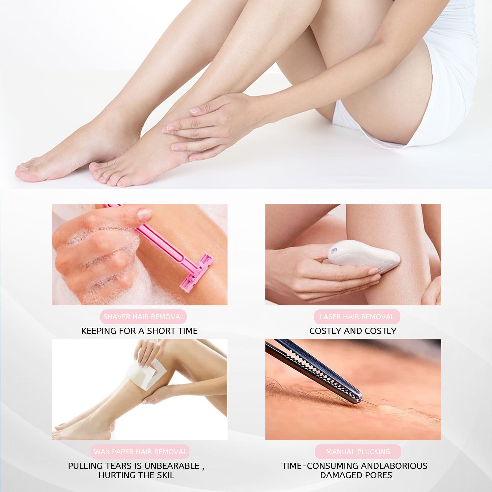 Mu Si Honey Hair Removal Spray: Your Solution to Smooth Skin - Convenient and Gentle Body Hair Removal Spray