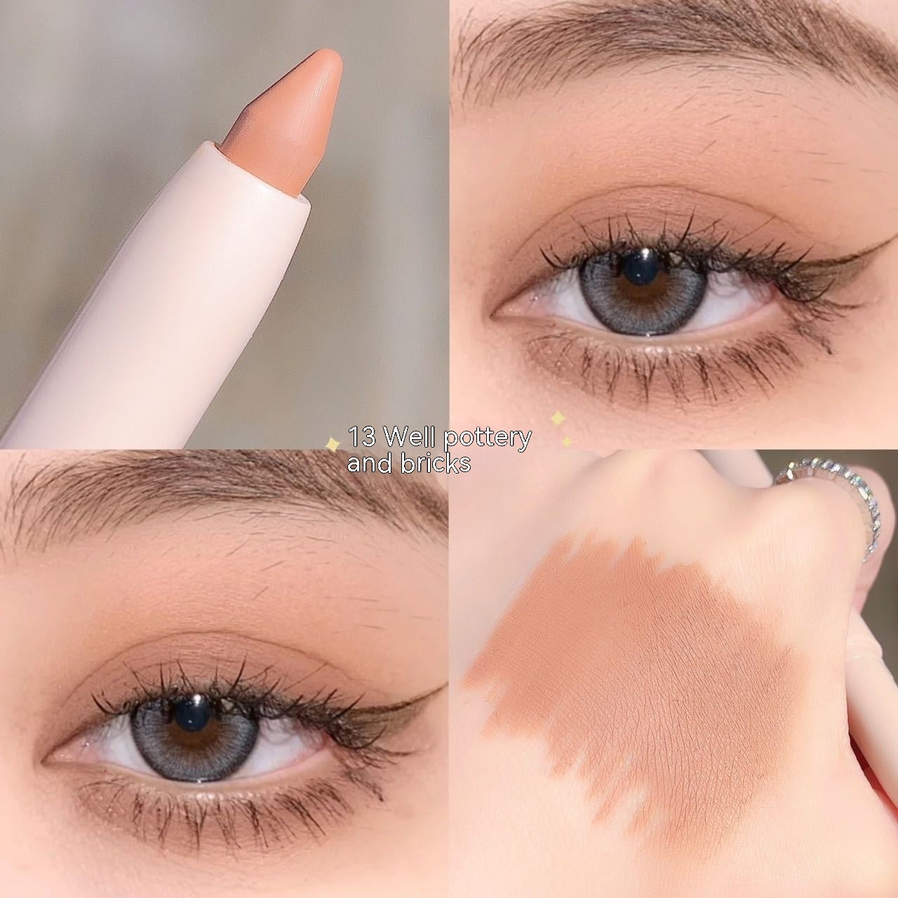 Long Lasting Crouching Silkworm Eyeliner Pen for Brightening Makeup - 15 Shades Available